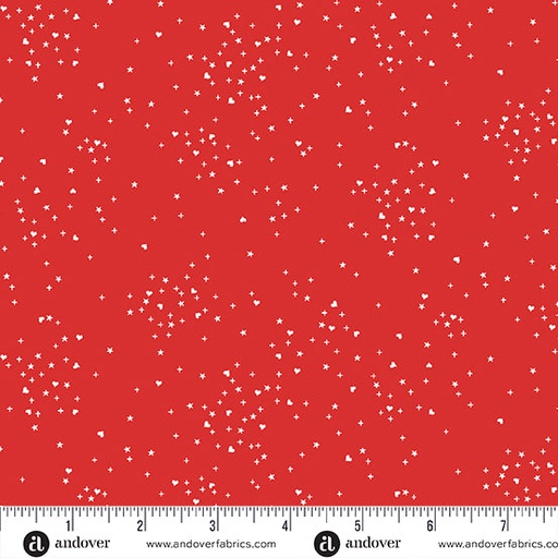 [170791] Andover Fabrics Heart Stars A 1091 R