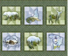 [172356] Oregon Shop Hop 2025 Panel 251OR1 Multi