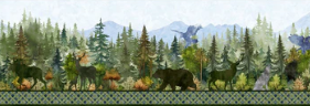 [172357] Oregon Shop Hop 2025 Border 252OR1 Multi