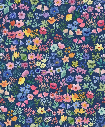 [172425] Flowers BG031 Navy