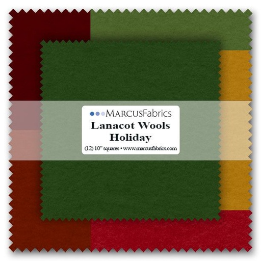 [172453] Lanacot Wool SS100 10" Square Pack Holiday