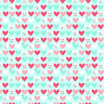 [173342] Love is in the Air Y4292-103 Digital Light Teal