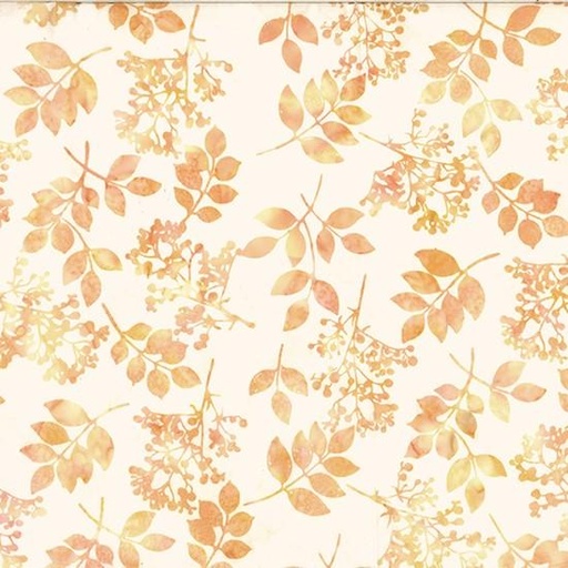 [162663] Hoffman Fabrics Bali Batiks Mixed Foliage T2431-351 Sunny