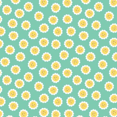 [173626] Playhouse Pals Sunny Side 13205B-84 Turquoise
