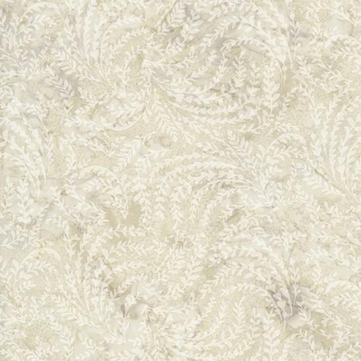 [163666] Hoffman Fabrics Bali Batik Leafy T2443 531 Papyrus