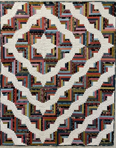 [174182] Country Roads Dahlia Quilt Kit