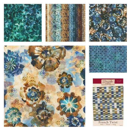 [174588] French Twist Cove Quilt Kit