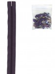 [174720] 4 Yards #4.5 Zipper Chain 16 Pulls ZIPYD-240 Eggplant