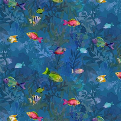 [174810] Coral Reef Y4378-90 Blue