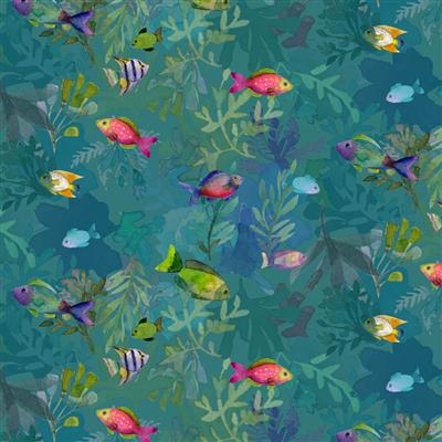 [174811] Coral Reef Y4378-104 Teal
