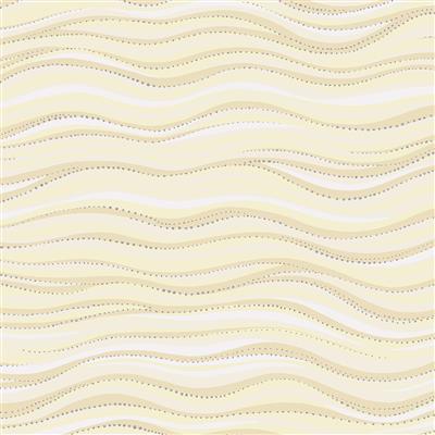 [174826] Basic Wave Y1331-2SM Light Cream Silver Metallic