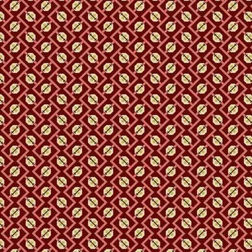 [166436] Andover Fabrics Primrose by Laundry Basket Quilts Medallion A 527 NE Ruby