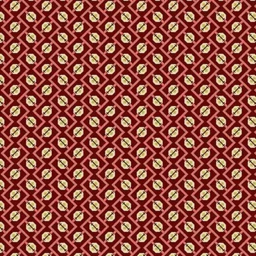 [166436] Andover Fabrics Primrose by Laundry Basket Quilts Medallion A 527 NE Ruby