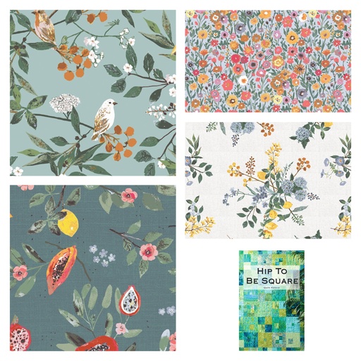 [175368] Hip to Be Square Plentiful Quilt Kit