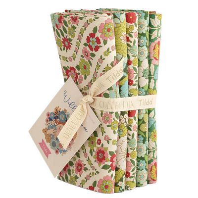 [175400] Tilda Wallflower FQ Bundle TIL300232 Green