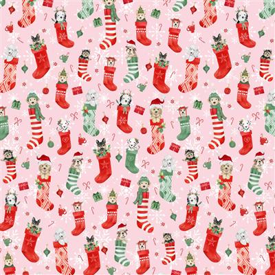 [175444] Santa Paws Y4431-42 Pink