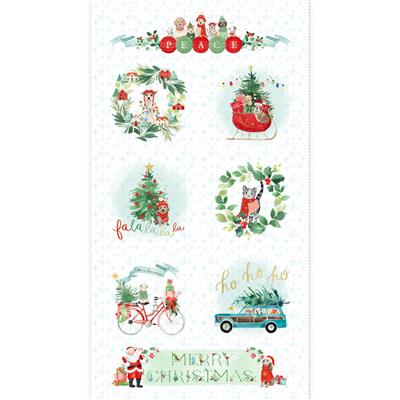 [175460] Santa Paws Digital Panel Y4427-1 White