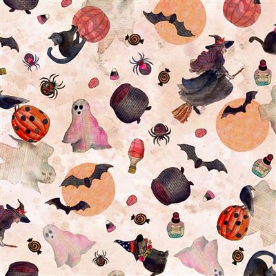 [175462] Clothworks Faboolous Y4473-131 Pale Peach