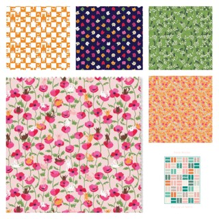 [175657] Cats and Flowers Patio Block Quilt Kit