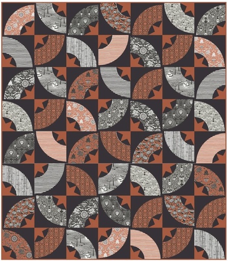 [175691] Stars Above Gothic Whimsy Quilt Kit
