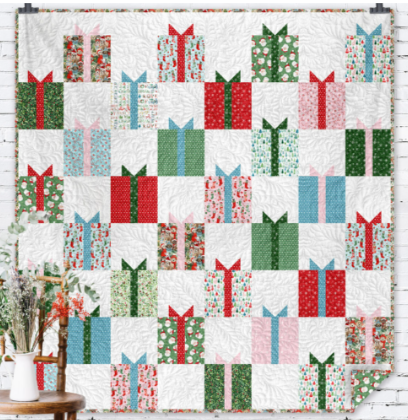 [175802] Nice List Santa Paws Quilt Kit