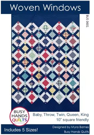 [175805] Busy Hands Woven Windows Pattern BUS0601