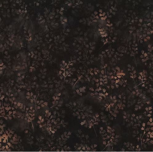 [175866] Bali Batik Winter Leafy X2619 704 Deep Earth
