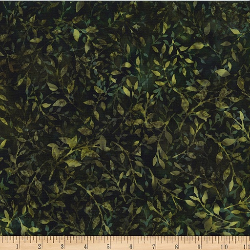 [175872] Bali Batik Leafy X2617 157 Verde