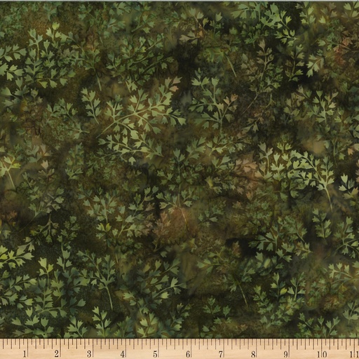 [175876] Bali Batik Winter Leafy X2619 331 Herb
