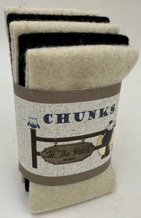 [169019] Wool Chunks WK6062 Salt & Pepper