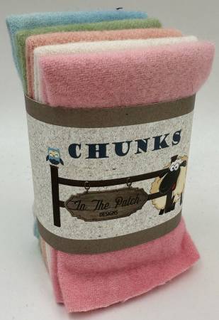 [169016] Wool Chunks 9" x 10" Spring Thyme