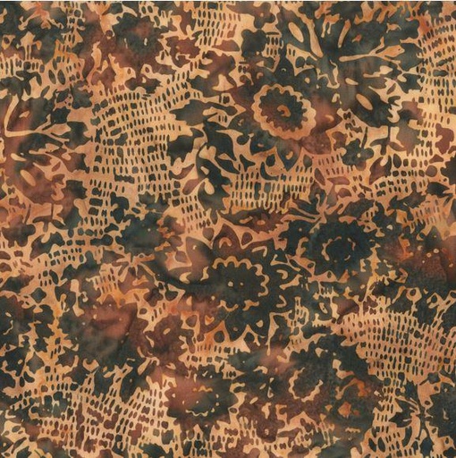 [163094] Anthology Fabrics Autumn Gray Batik Shashiko 2295Q Sienna