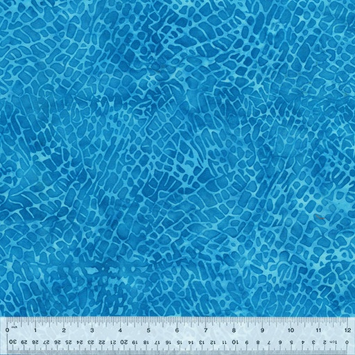 [167930] Anthology Fabrics Quiltessentials 6: Splash 435Q-2 Reptile Skin Ocean