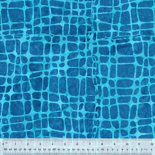 [167938] Anthology Fabrics Quiltessentials 6: Splash 437Q-3 Deco Lines Cobalt