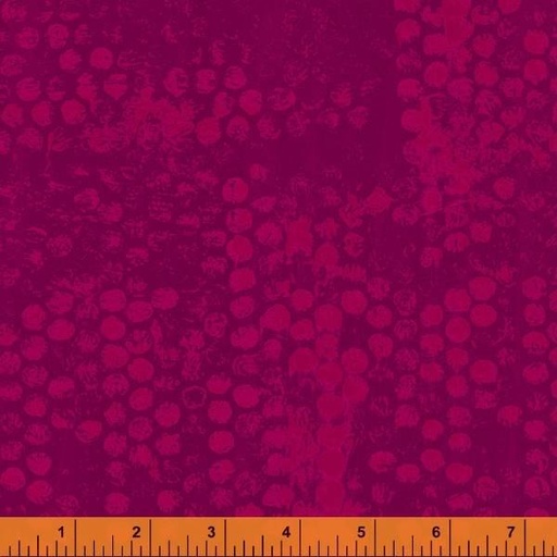 [165205] Windham Fabrics Random Thoughts by Marcia Derse Honeycomb 52842 17 Maroon