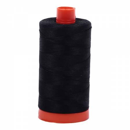 [116001] Aurifil 50 wt Cotton Thread 1422yds MK50SP2692 Black