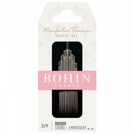 [163790] Bohin Embroidery/Crewel Needles Sizes 3/9 00768