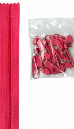 [133464] 4 Yards #4.5 Zipper Chain 16 Pulls ZIPYD-250 Lipstick