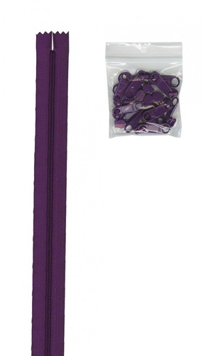 [137439] 4 Yards #4.5 Zipper Chain 16 Pulls ZIPYD-245 Tahiti