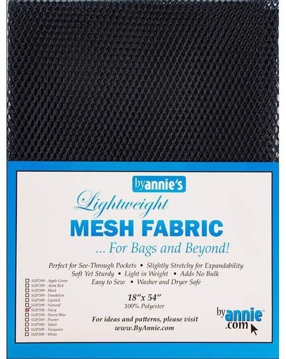 [154322] Light Weight Mesh Fabric 18" x 54" SUP209-NVY