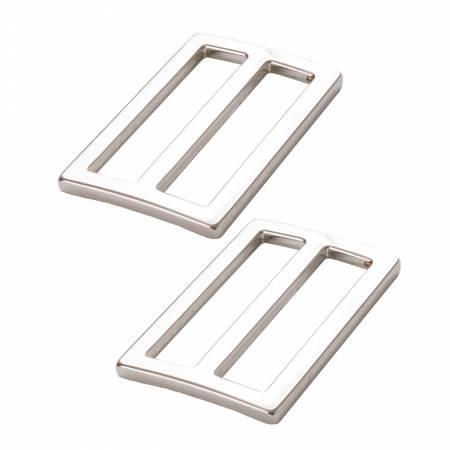 [158029] ByAnnie.com Slider Widemouth 1.5" Nickel - Set of 2 #HAR15SLNTWO