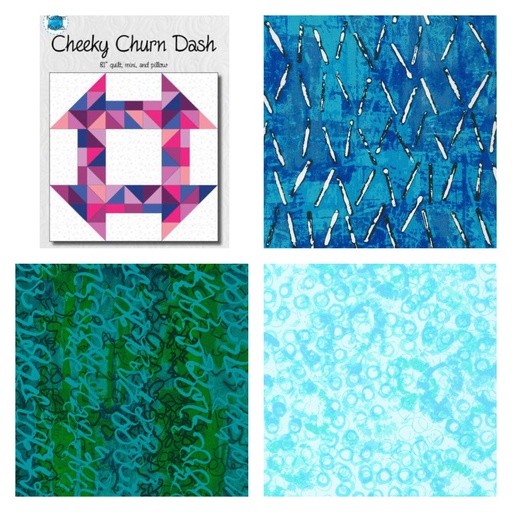 [169467] Cheeky Churn Dash Quilt Kit