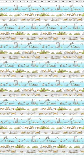 [168292] Clothworks A Day in the Park Y3876 123 Light Pool