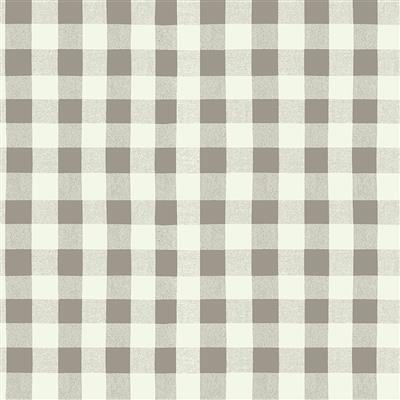 [161304] Clothworks A Dog's Life by Dan DiPaolo Buffalo Plaid Y3367 62 Taupe