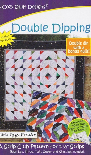 [156444] Cozy Quilt Design Double Dipping Pattern by Izzy Prado CQD01229