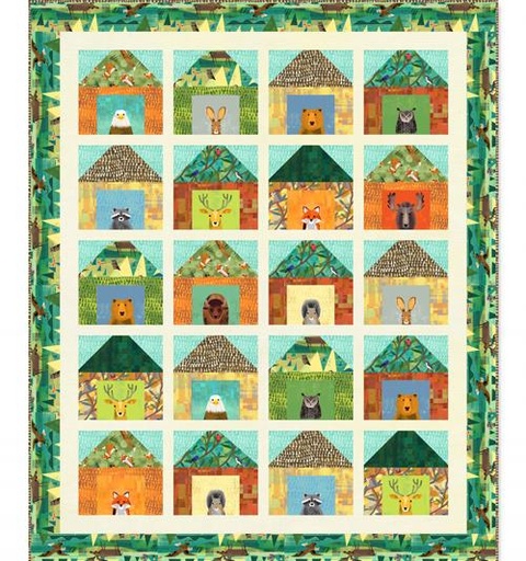 [170569] Curious Neighbors Wild North Quilt Kit
