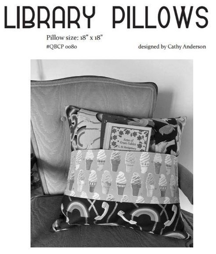 [163500] Cutie Collections Library Pillow by Cathy Anderson CP 0080