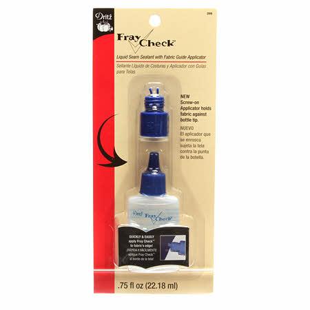 [124099] Dritz Fray Check W Fabric Guide Applicator Tip (ORMD) 399