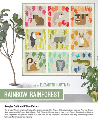 [159758] Elizabeth Hartman Rainbow Rainforest Pattern EH061