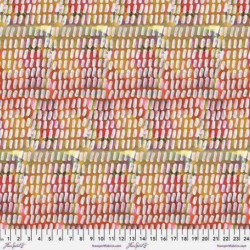 [166313] FreeSpirit Fabric Root Digital Collection by e bond Bits PWEB027.Rainbow